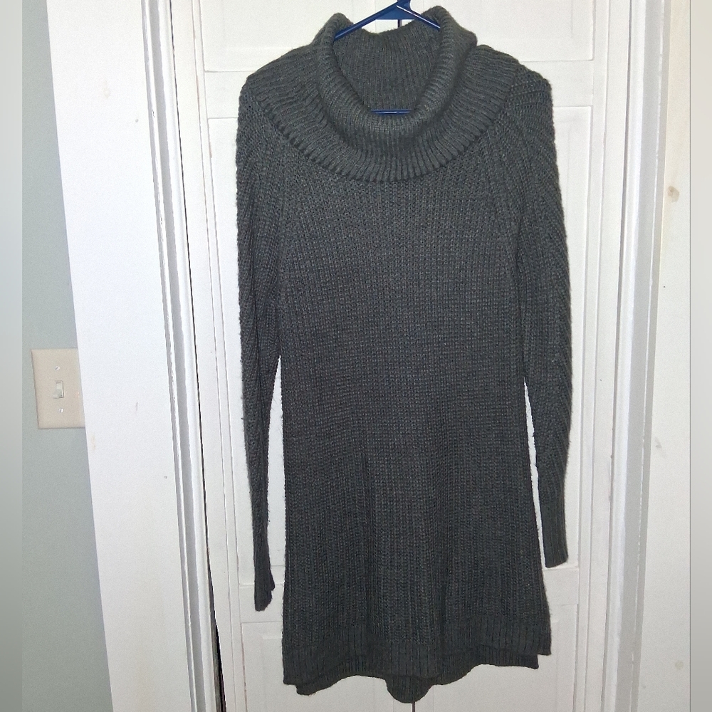 a new day Dark Gray Cowl Neck Sweater Dress